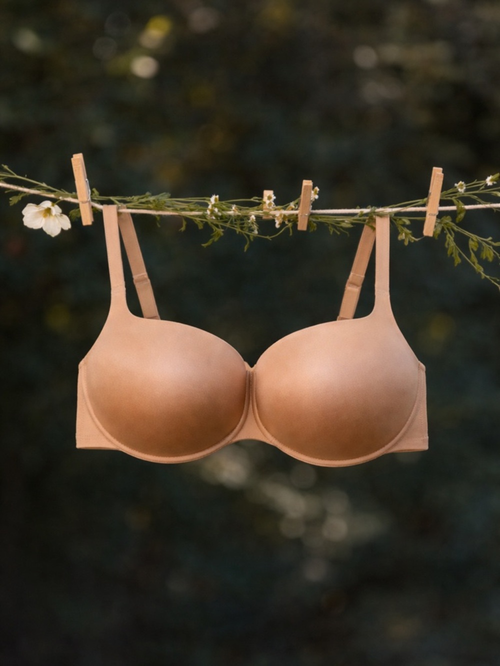 SKIMS Ultimate Balconette Push-Up Bra Clay 36DDD 36F NWOT